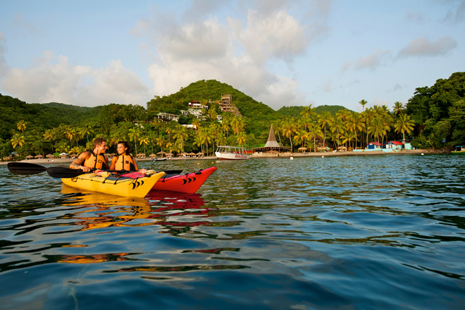 St. Lucia Luxury Resort Anse Chastanet - Kayaking