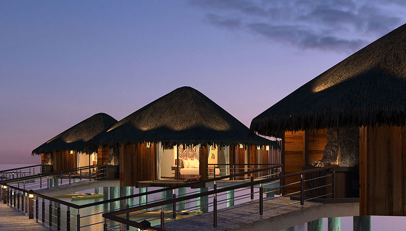 Palafitos - overwater bungalows in Mexico