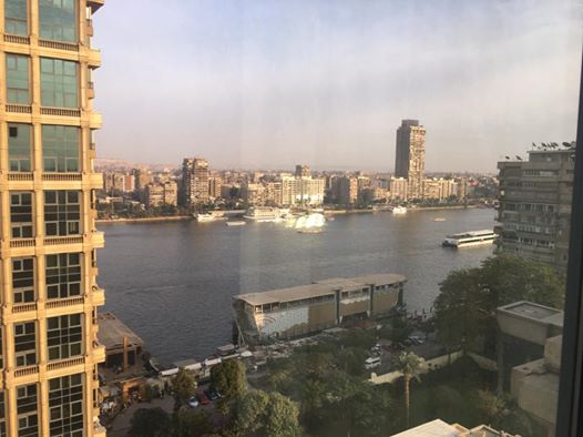 View from my room at the Four Seasons Cairo