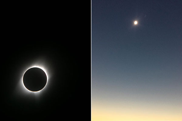 Viewing total solar eclipse in Guernsey WY