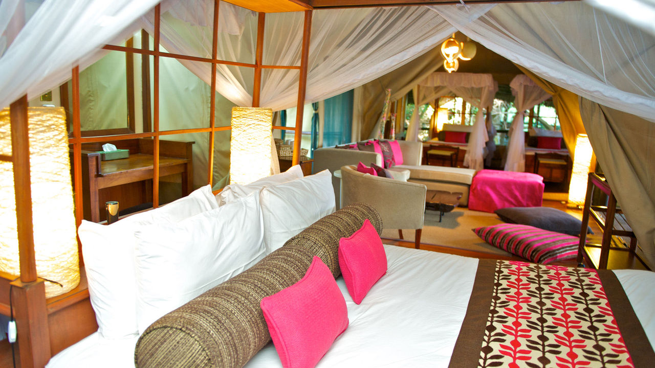 No safari would be complete without a stay in a tented lodge.