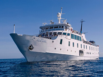 The LaPinta that explores The Galapagos Islands holds just 48 guests.