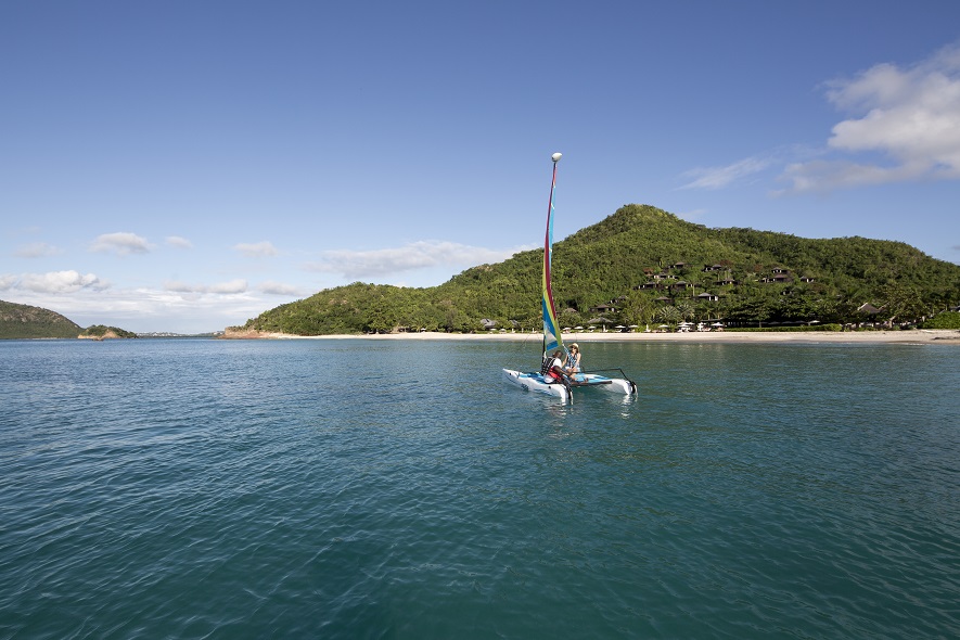 Sailing at Hermitage Bay Resort, Antigua