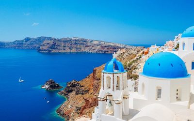 Vacation in Santorini Greece