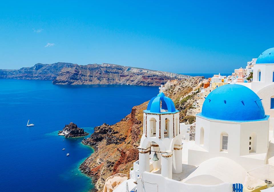 Vacation in Santorini Greece