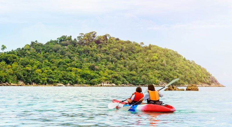 Kayaking near Ko Tarutao National Park