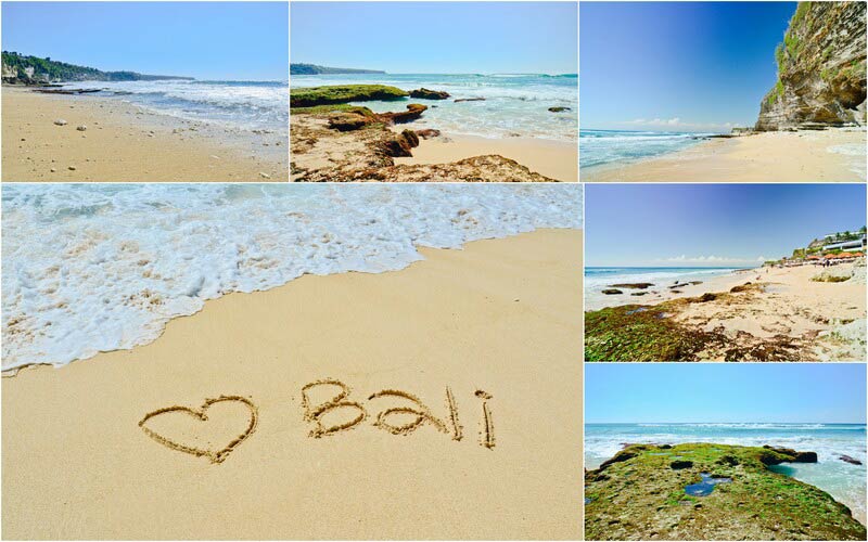 Comprised of white sand and sparkling water the beaches on Bali are beautiful.